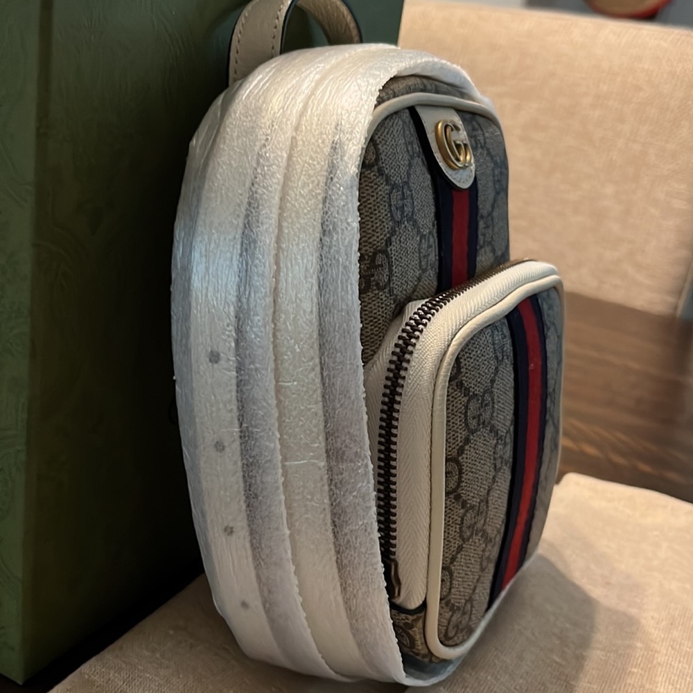 Gucci Ophidia mini bag brand new wrapped. White with beige - Picture 4 of 7